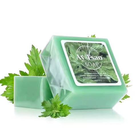 Natural Handmade Lightening Whitening Frosted Aloe Soap for Oil Pimple